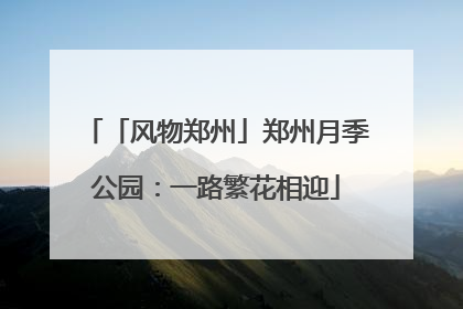「风物郑州」郑州月季公园：一路繁花相迎