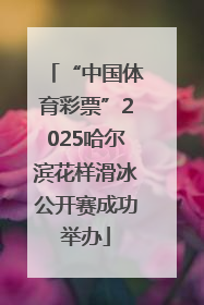 “中国体育彩票”2025哈尔滨花样滑冰公开赛成功举办