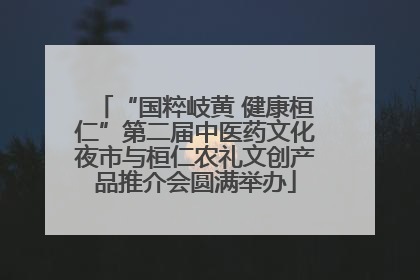 “国粹岐黄 健康桓仁”第二届中医药文化夜市与桓仁农礼文创产品推介会圆满举办
