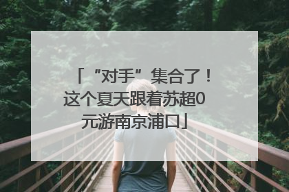 “对手”集合了！这个夏天跟着苏超0元游南京浦口
