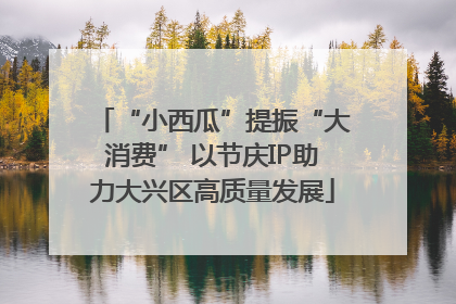 “小西瓜”提振“大消费” 以节庆IP助力大兴区高质量发展