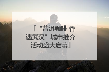 “普洱咖啡 香遇武汉”城市推介活动盛大启幕