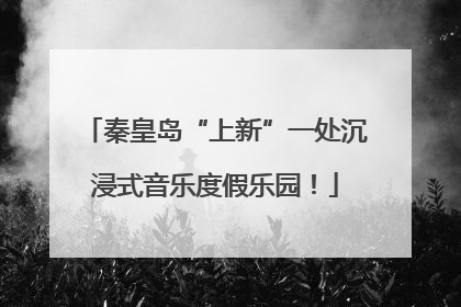 秦皇岛“上新”一处沉浸式音乐度假乐园！