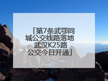 第7条武鄂同城公交线路落地 武汉K25路公交今日开通