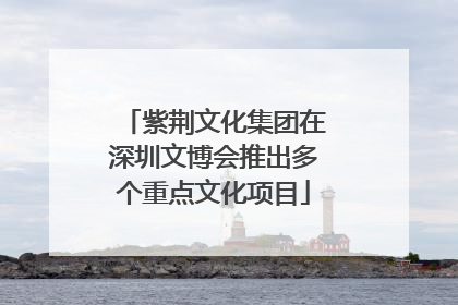 紫荆文化集团在深圳文博会推出多个重点文化项目