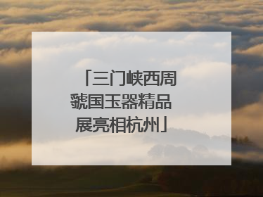 三门峡西周虢国玉器精品展亮相杭州