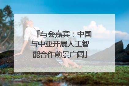 与会嘉宾：中国与中亚开展人工智能合作前景广阔