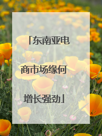 东南亚电商市场缘何增长强劲