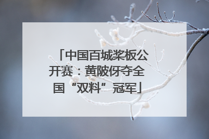 中国百城桨板公开赛：黄陂伢夺全国“双料”冠军
