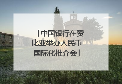 中国银行在赞比亚举办人民币国际化推介会