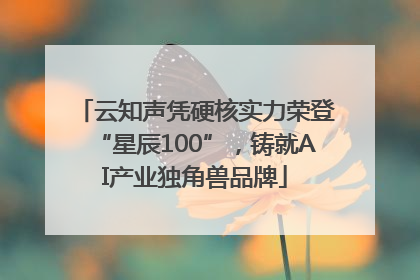 云知声凭硬核实力荣登“星辰100”，铸就AI产业独角兽品牌