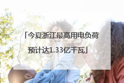 今夏浙江最高用电负荷预计达1.33亿千瓦