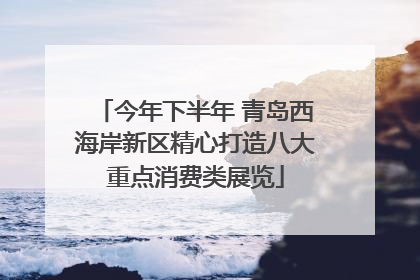 今年下半年 青岛西海岸新区精心打造八大重点消费类展览