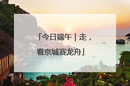 今日端午｜走，看京城赛龙舟