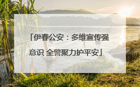 伊春公安：多维宣传强意识 全警聚力护平安