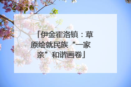 伊金霍洛镇：草原绘就民族“一家亲”和谐画卷
