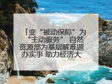 变“被动保障”为“主动服务” 自然资源部为基层解难题办实事 助力经济大省挑大梁