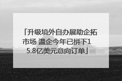 升级境外自办展助企拓市场 温企今年已拼下15.8亿美元意向订单