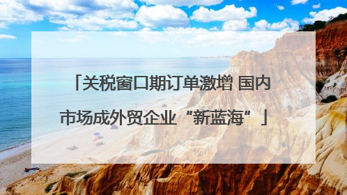 关税窗口期订单激增 国内市场成外贸企业“新蓝海”