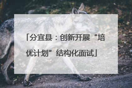 分宜县：创新开展“培优计划”结构化面试