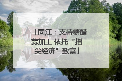 同江：支持糖醋蒜加工 依托“指尖经济”致富