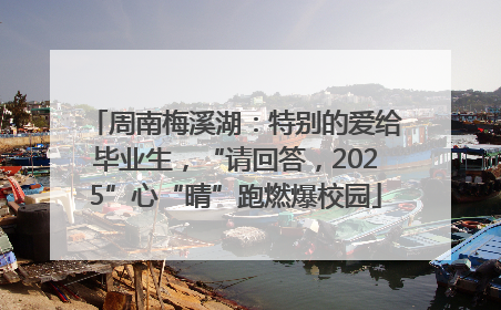 周南梅溪湖：特别的爱给毕业生，“请回答，2025”心“晴”跑燃爆校园