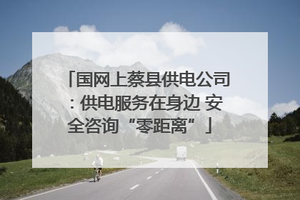 国网上蔡县供电公司：供电服务在身边 安全咨询“零距离”
