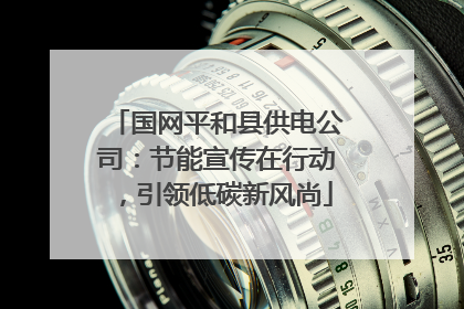 国网平和县供电公司：节能宣传在行动，引领低碳新风尚