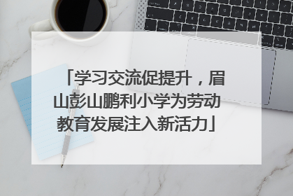 学习交流促提升，眉山彭山鹏利小学为劳动教育发展注入新活力