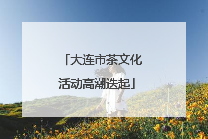 大连市茶文化活动高潮迭起