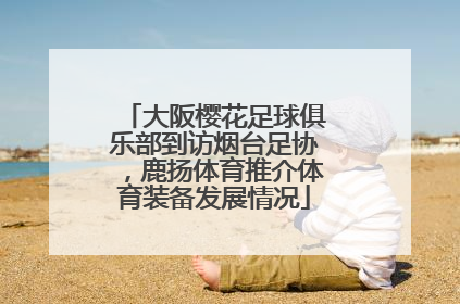 大阪樱花足球俱乐部到访烟台足协，鹿扬体育推介体育装备发展情况