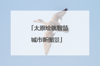 太原绘就智慧城市新图景