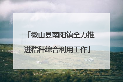 微山县南阳镇全力推进秸秆综合利用工作