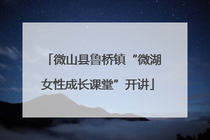 微山县鲁桥镇“微湖女性成长课堂”开讲