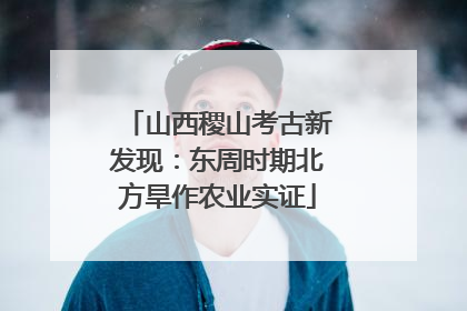山西稷山考古新发现：东周时期北方旱作农业实证