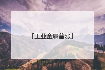 工业金属普涨