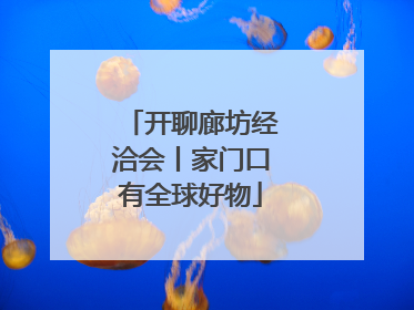 开聊廊坊经洽会丨家门口有全球好物