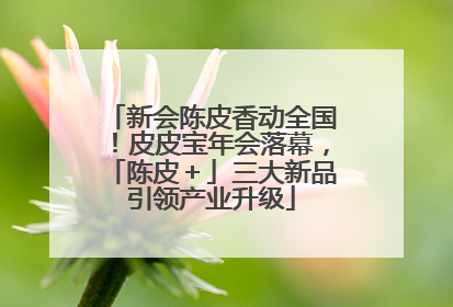 新会陈皮香动全国！皮皮宝年会落幕，「陈皮＋」三大新品引领产业升级