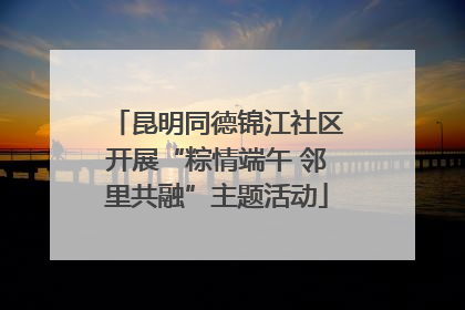 昆明同德锦江社区开展“粽情端午 邻里共融”主题活动