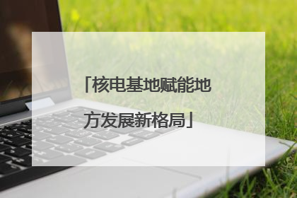 核电基地赋能地方发展新格局