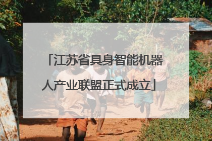 江苏省具身智能机器人产业联盟正式成立
