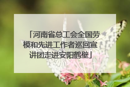 河南省总工会全国劳模和先进工作者巡回宣讲团走进安阳鹤壁