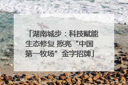 湖南城步：科技赋能生态修复 擦亮“中国第一牧场”金字招牌