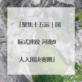 聚焦十五运｜国际式摔跤 河南9人入围决赛圈