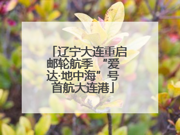 辽宁大连重启邮轮航季 “爱达·地中海”号首航大连港