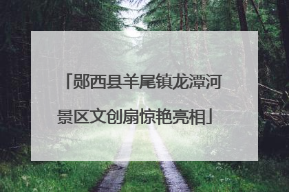 郧西县羊尾镇龙潭河景区文创扇惊艳亮相