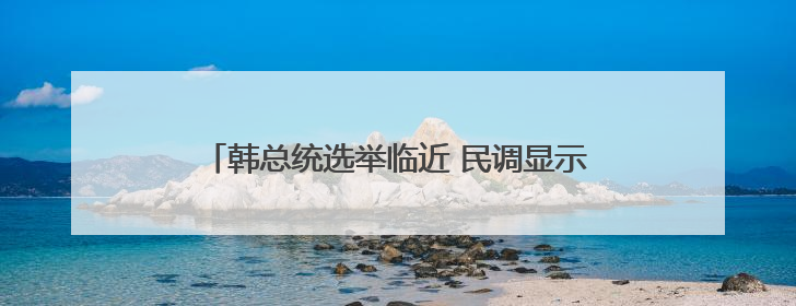 韩总统选举临近 民调显示李在明仍领先但优势缩小