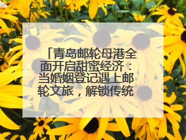青岛邮轮母港全面开启甜蜜经济：当婚姻登记遇上邮轮文旅，解锁传统文化与现代浪漫的双重密码