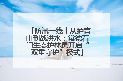 防汛一线丨从护青山到战洪水：常德石门生态护林员开启“双重守护”模式
