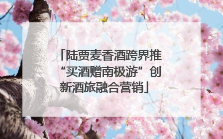 陆贾麦香酒跨界推“买酒赠南极游”创新酒旅融合营销